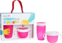 Munchkin Nibbles And Giggles Pink -Babyproducten Serie Winkel 1200x829 1