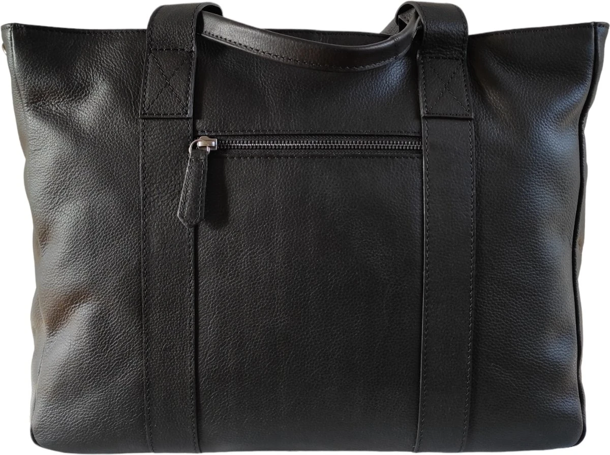 Burkely-luiertas-leder-leer-zwart-laptoptas-kwaliteit 6 Burkely-luiertas-leder-leer-zwart-laptoptas-kwaliteit - Afbeelding 4