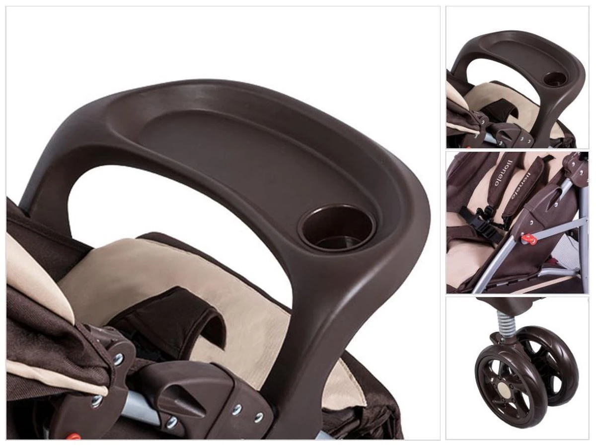 Lionelo Emma Plus – Kinderwagen - Blauw Scandi - 6 Maanden Tot 5 Jaar 8 Lionelo Emma Plus – Kinderwagen - Blauw Scandi - 6 Maanden Tot 5 Jaar - Afbeelding 6