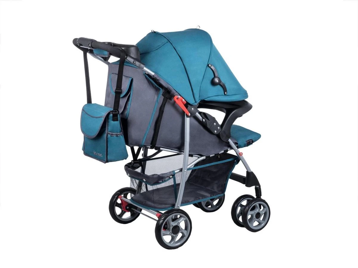 Lionelo Emma Plus – Kinderwagen - Blauw Scandi - 6 Maanden Tot 5 Jaar 21 Lionelo Emma Plus – Kinderwagen - Blauw Scandi - 6 Maanden Tot 5 Jaar - Afbeelding 19