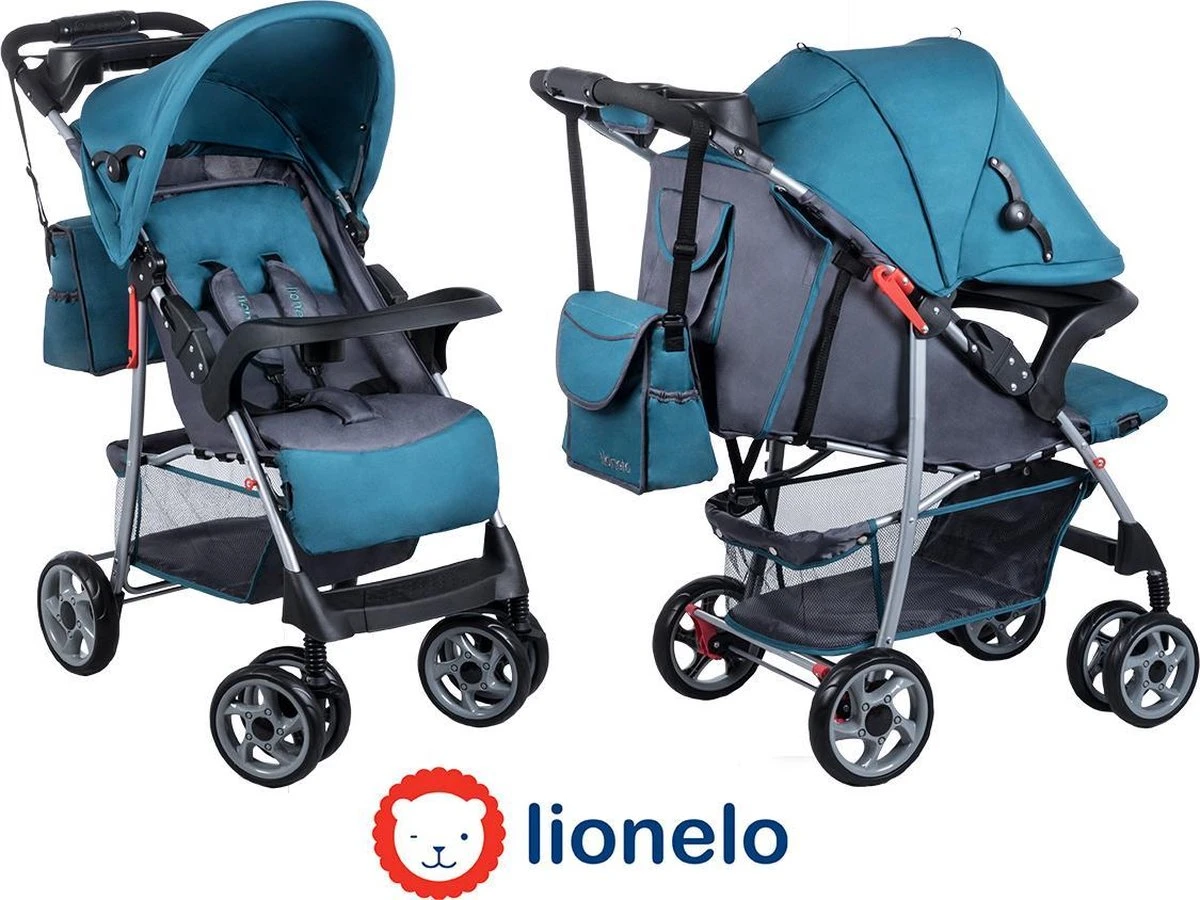 Lionelo Emma Plus – Kinderwagen - Blauw Scandi - 6 Maanden Tot 5 Jaar 3 Lionelo Emma Plus – Kinderwagen - Blauw Scandi - 6 Maanden Tot 5 Jaar