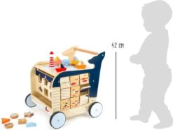 Baby Walvis Loopwagen - Houten Speelgoed Vanaf 1 Jaar -Babyproducten Serie Winkel 1200x903