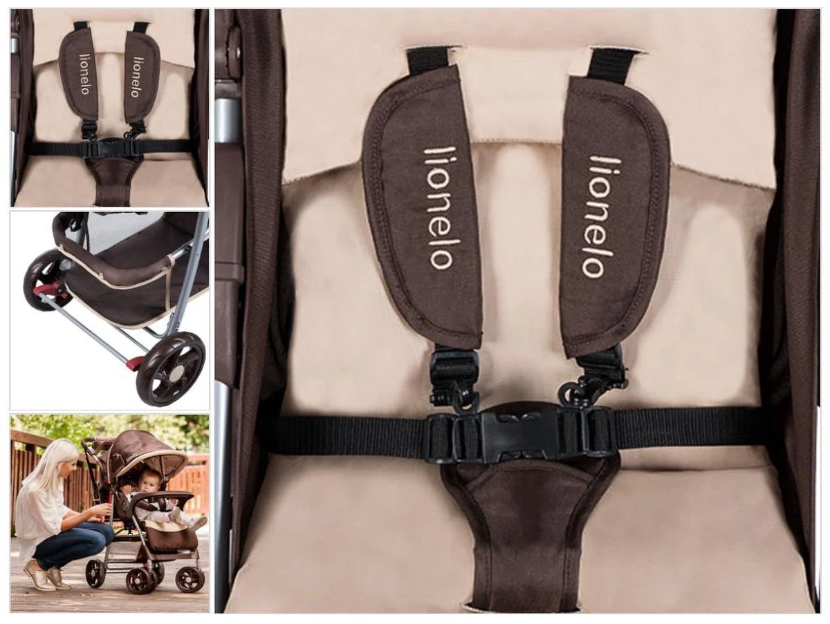 Lionelo Emma Plus – Kinderwagen - Blauw Scandi - 6 Maanden Tot 5 Jaar 7 Lionelo Emma Plus – Kinderwagen - Blauw Scandi - 6 Maanden Tot 5 Jaar - Afbeelding 5