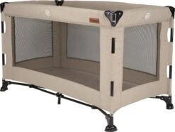 Reisbed Novi Baby® Nora Luxe Sand/Black -Babyproducten Serie Winkel 1200x906 2