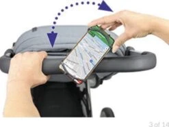 Dooky Telefoonhouder Smartphone Telefoon Houder 360* Rotatie Universeel Kinderwagen Fiets Zwart -Babyproducten Serie Winkel 1200x906