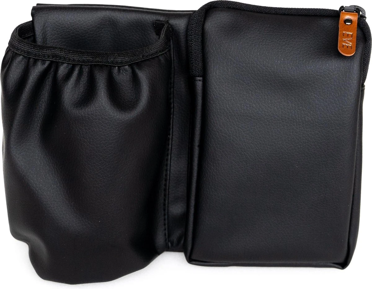 EVE Kids Heupdrager - Baby En Peuter - Heupzitje - Draagzak - Zwart Leer 4 EVE Kids Heupdrager - Baby En Peuter - Heupzitje - Draagzak - Zwart Leer - Afbeelding 2