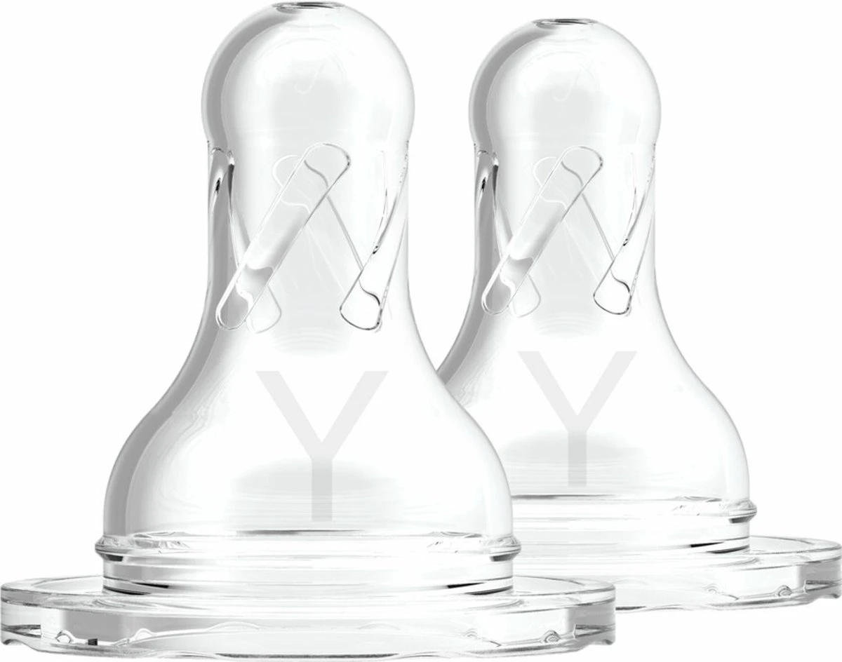 Dr. Brown's Options+ Anti-colic Y-speen - Voor Standaard Halsfles - 2 Stuks 4 Dr. Brown's Options+ Anti-colic Y-speen - Voor Standaard Halsfles - 2 Stuks - Afbeelding 2