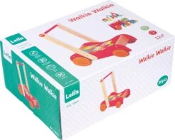 Lelin Toys - Duw En Loopwagen Met 30 Gekleurde Blokken -Babyproducten Serie Winkel 1200x957