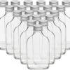 Belle Vous Mini 100ml Glazen Flask Likeur Flessen Met Zilveren Doppen & Trechter (20 Pak) – Lege Schroefdop Miniatuur Flessen Voor Huwelijk & Feesten – Alcohol, Schnaps, Whisky, Shots & Drankjes -Babyproducten Serie Winkel 1200x971 2