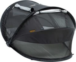 Deryan Peuter Luxe Campingbedje – Inclusief Zelfopblaasbare Matras - Zwart -Babyproducten Serie Winkel 1200x983 1