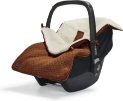 Jollein Voetenzak Voor Autostoel & Kinderwagen - Bliss Knit - Caramel -Babyproducten Serie Winkel 1200x983 2