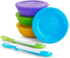 Munchkin Love A Bowls- 10 Delige Schaaltjes/bakjes En Lepeltjes Set -Babyproducten Serie Winkel 1200x993 4