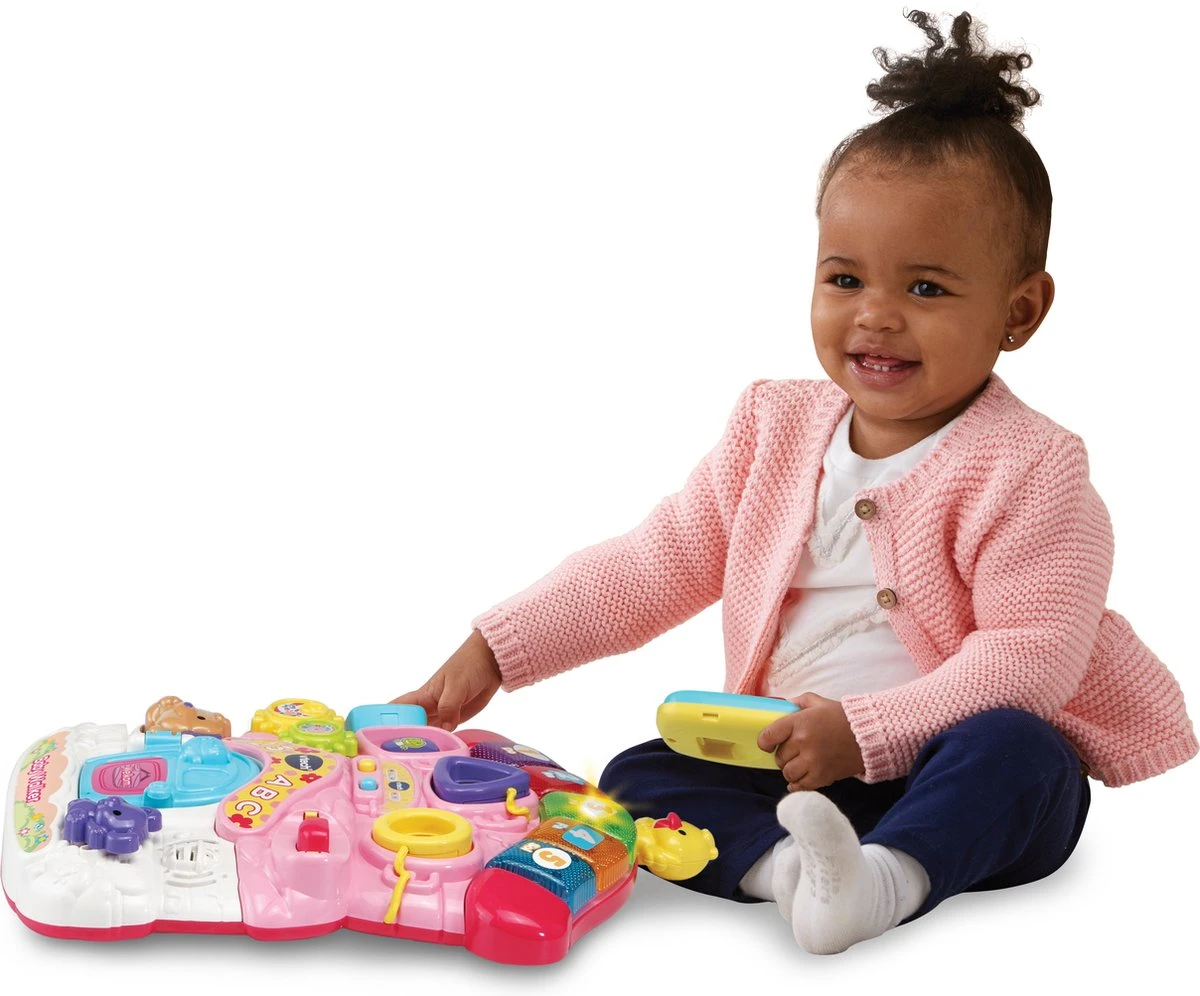 VTech 2 In 1 Baby Walker - Educatief Babyspeelgoed - Roze - 9 Tot 36 Maanden 6 VTech 2 In 1 Baby Walker - Educatief Babyspeelgoed - Roze - 9 Tot 36 Maanden - Afbeelding 4