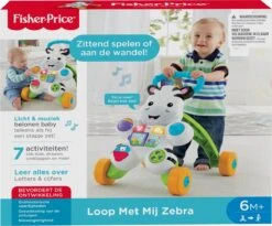 Fisher Price Fisher-Price Loop Met Mij Zebra - Looptrainer -Babyproducten Serie Winkel 1200x997