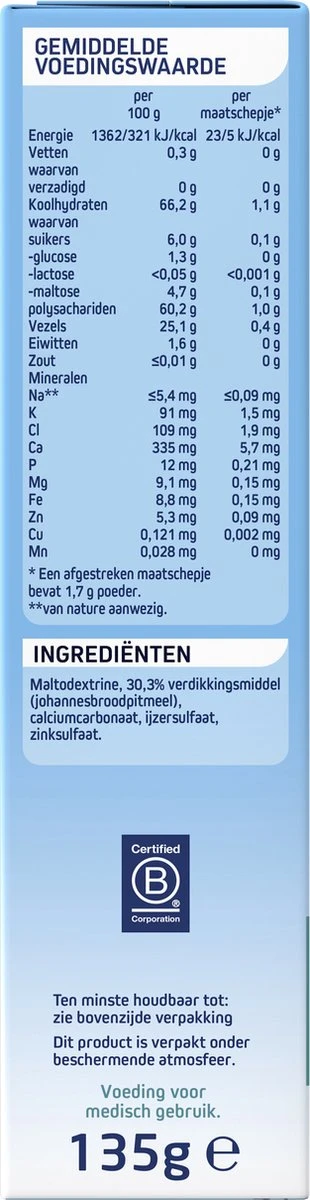 Nutrilon Nutriton – Bij Spugen Toe Te Voegen Aan Borst- En Flesvoeding – 135g 7 Nutrilon Nutriton – Bij Spugen Toe Te Voegen Aan Borst- En Flesvoeding – 135g - Afbeelding 5