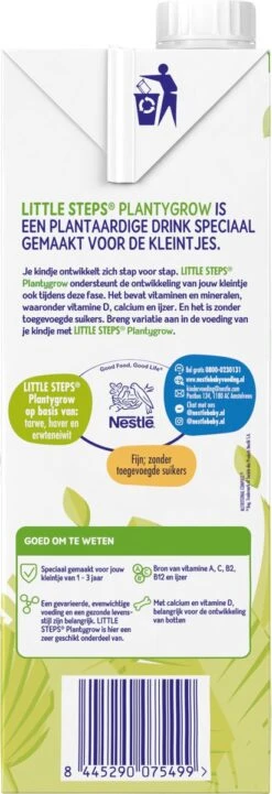 Nestlé LITTLE STEPS® Plantygrow Plantaardige Drink 1-3+jaar -Babyproducten Serie Winkel 411x1200