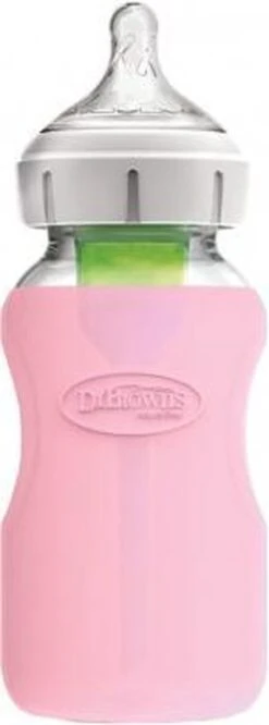 Dr. Brown's Flesbeschermer Roze 270 Ml BH -Babyproducten Serie Winkel 445x1200 1