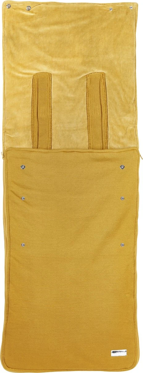 Meyco Buggy Voetenzak Knit Basic - Honey Gold 4 Meyco Buggy Voetenzak Knit Basic - Honey Gold - Afbeelding 2