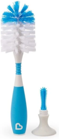 Munchkin Bristle/flessenborstel Blauw