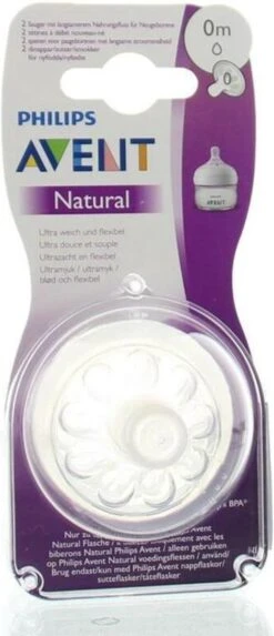 Philips Avent SCF040/27 Natural Speen - 0m - 2stuks -Babyproducten Serie Winkel 517x1200
