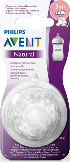 Philips Avent SCF045/27 Natural Speen - 3m+ - 2stuks -Babyproducten Serie Winkel 525x1200