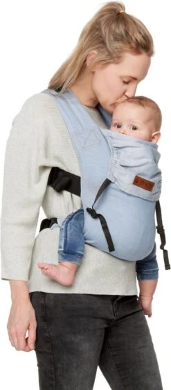 ByKay - Babydrager - Click Carrier Classic - Stonewashed -size Toddler -Babyproducten Serie Winkel 527x1200