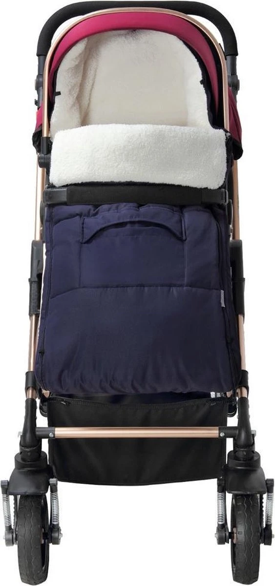 Monzana Voetenzak - Voor Kinderwagen Of Stoeltje - 93x56cm Donkerblauw 14 Monzana Voetenzak - Voor Kinderwagen Of Stoeltje - 93x56cm Donkerblauw - Afbeelding 12