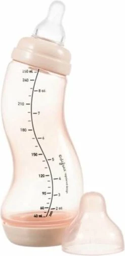 Difrax Anti-Colic S-Babyfles Natural - 250 Ml - Blossom/Roze -Babyproducten Serie Winkel 587x1200 4