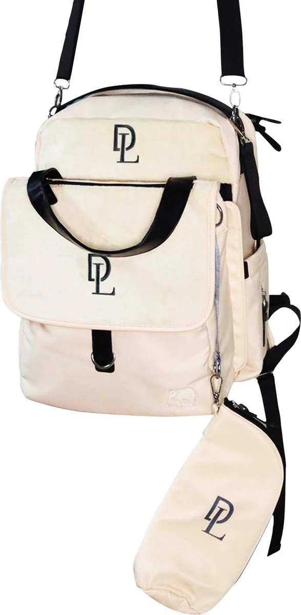 Deryan Luiertas Rugzak Met Verschoonmatje - Inclusief Flessenwarmhouder - Kinderwagenhaken En Isoleervak - Cream 6 Deryan Luiertas Rugzak Met Verschoonmatje - Inclusief Flessenwarmhouder - Kinderwagenhaken En Isoleervak - Cream - Afbeelding 4