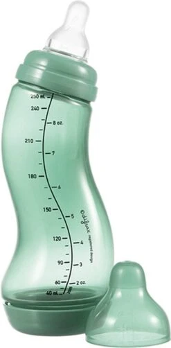 Difrax - S-Fles Natural - Babyfles Sage - 0+ Maanden - 250ml -Babyproducten Serie Winkel 591x1200 3