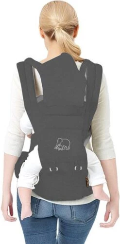 Deryan Pack Luxe Ergonomische Draagzak Babydrager + Opbergvakjes Grijs -Babyproducten Serie Winkel 592x1200 3