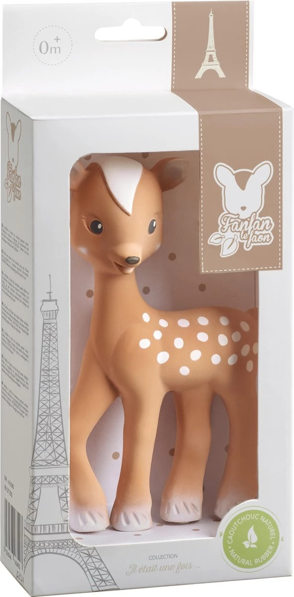 Sophie De Giraf- Bijtspeelgoed - FanFan Het Hertje - 100% Natuurlijk Rubber 6 Sophie De Giraf- Bijtspeelgoed - FanFan Het Hertje - 100% Natuurlijk Rubber - Afbeelding 4