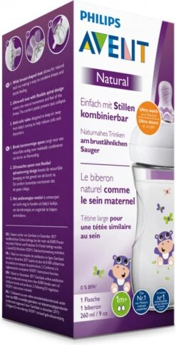 Philips Avent Natural Babyfles - SCF070/22 Babyfles (1m+) Voor Langzame Toevoer - 1x -Babyproducten Serie Winkel 611x1200 1