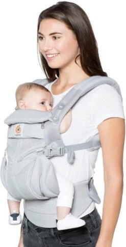 Ergobaby Omni 360 Cool Air Mesh Draagzak Baby - Pearl Grey -Babyproducten Serie Winkel 611x1200