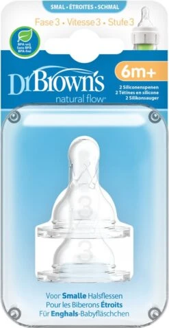 Dr. Brown's Fles Speen Standaard - Fase 3 - 2 Stuks 10 Dr. Brown's Fles Speen Standaard - Fase 3 - 2 Stuks -Babyproducten Serie Winkel 620x1200 2