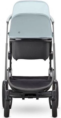 Quinny Hubb Mono Kinderwagen - Frost On Black -Babyproducten Serie Winkel 622x1200 2
