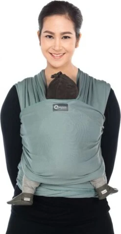 Babylonia - Tricot-Slen Organic - Draagdoek Baby - Silver Blue -Babyproducten Serie Winkel 623x1200 2