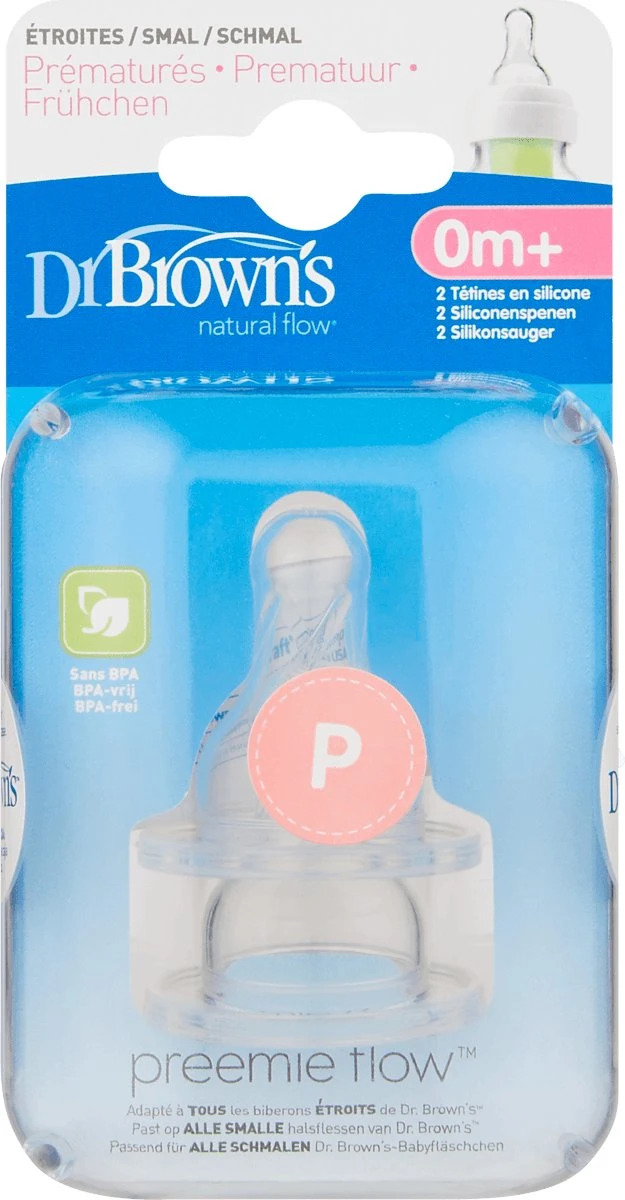 Dr. Brown's Standaard Prematuur Fles Speen - 2 Stuks 9 Dr. Brown's Standaard Prematuur Fles Speen - 2 Stuks - Afbeelding 7