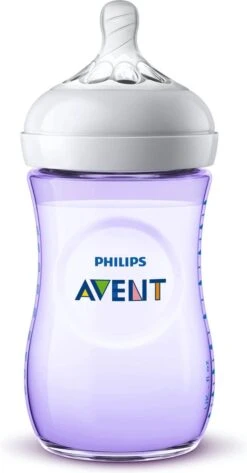 Philips Avent Natural Babyfles - SCF033/14 Babyfles (1m+) Voor Langzame Toevoer - 1x -Babyproducten Serie Winkel 627x1200