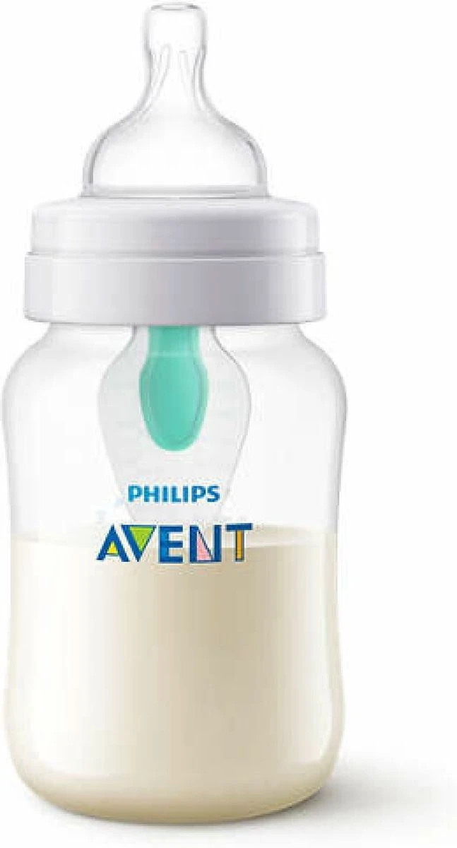 Philips Avent SCD809/01 Anti-Colic Combi Babyfles (125ml) + (260ml) Met AirFree Ventiel 7 Philips Avent SCD809/01 Anti-Colic Combi Babyfles (125ml) + (260ml) Met AirFree Ventiel - Afbeelding 5