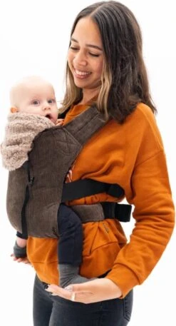 Bykay - Draagdoeken - Cover - Teddy Taupe - Winter Edition -Babyproducten Serie Winkel 648x1200 2