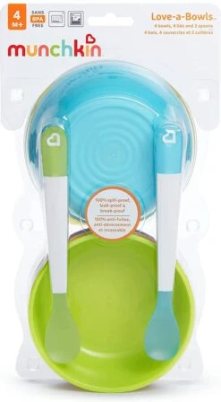Munchkin Love A Bowls- 10 Delige Schaaltjes/bakjes En Lepeltjes Set -Babyproducten Serie Winkel 661x1200 3