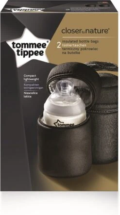 Tommee Tippee Closer To Nature - Geïsoleerde Tas Voor Zuigflessen - Set Van 2 - Zwart -Babyproducten Serie Winkel 669x1200 1