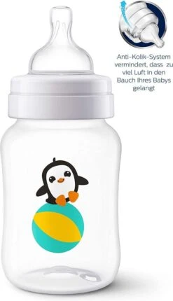 Philips AVENT SCD805/01 Anti-Colic Zuigfles Voor Pasgeborene 125 Ml 260 Ml Polypropyleen (PP) Transparant, Wit -Babyproducten Serie Winkel 690x1200 4