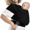 Baby Draagdoek - Babywrap - Baby Carrier - Babydrager - Buikdrager Baby – Baby Draagzak - Baby Sling | Luminatic® | Ergonomisch | Met Tasje | Zwart -Babyproducten Serie Winkel 696x1200 1