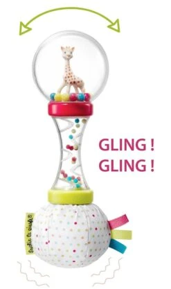 Sophie De Giraf - Rammelaar - Zachte Maracas - In Wit-rood Geschenkdoosje -Babyproducten Serie Winkel 710x1200 2