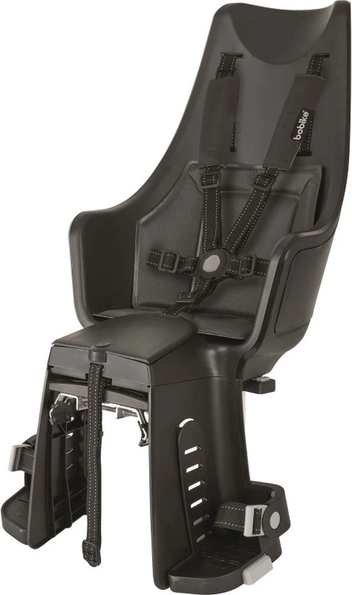 Bobike Exclusive Maxi Plus LED Fietsstoeltje Achter - DB - Urban Black 4 Bobike Exclusive Maxi Plus LED Fietsstoeltje Achter - DB - Urban Black - Afbeelding 2