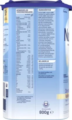 Nutrilon 4 Vanille Dreumesmelk – Flesvoeding Vanaf 1 Jaar – 800g -Babyproducten Serie Winkel 716x1200 2