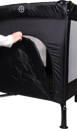 Ding Deluxe Black Campingbedje Incl. Bodemverhoger -Babyproducten Serie Winkel 722x1200 1
