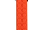 Bijtketting - Kauwketting | Bouwblokje Patroon Oranje -Babyproducten Serie Winkel 730x1200